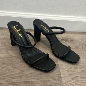 Lulus Black Heels